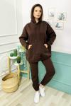 158899 Oversize Sardonlu Sweat Takim